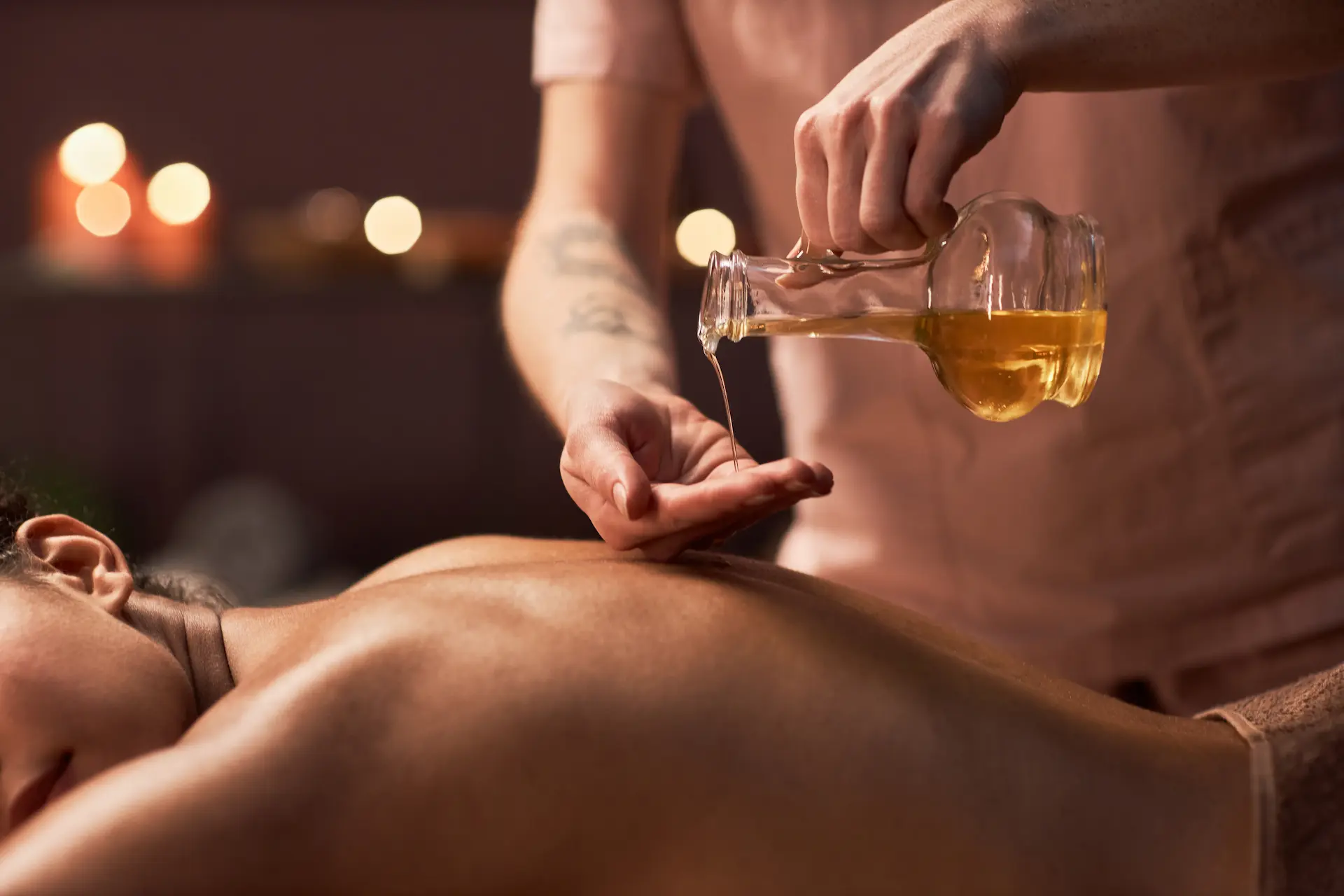 masaje con aromaterapia